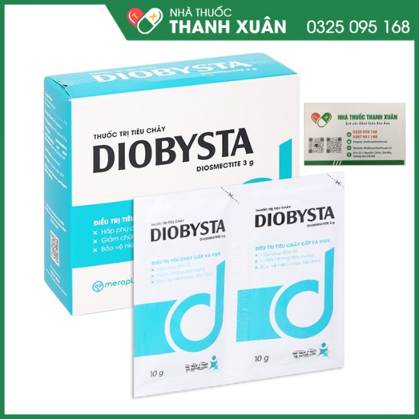 Diobysta - Điều trị tiêu chảy cấp ở trẻ em trên 2 tuổi