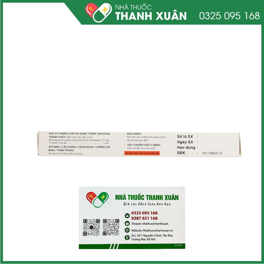 Thuốc Diouf Davipharm điều trị trầm cảm nặng, rối loạn hoảng loạn
