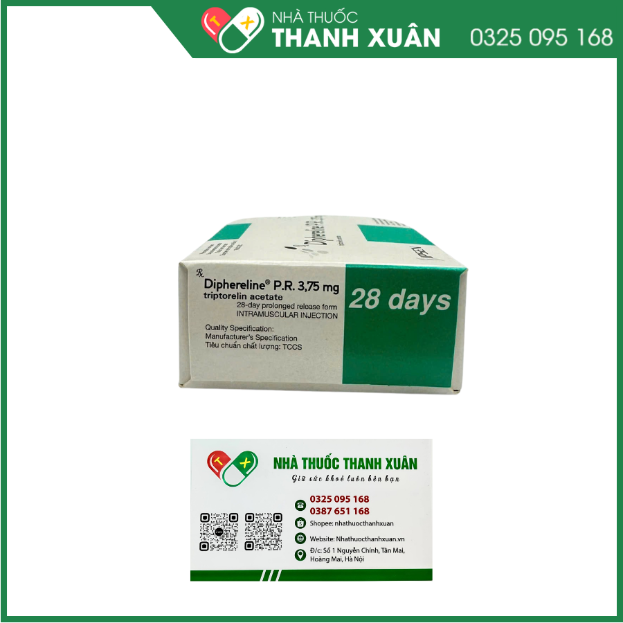 Thuốc Diphereline – điều trị ung thư tuyến tiền liệt và vô sinh nữ