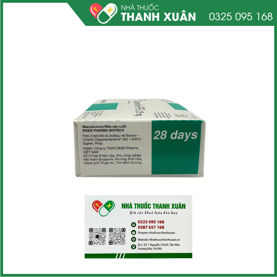 Thuốc Diphereline – điều trị ung thư tuyến tiền liệt và vô sinh nữ