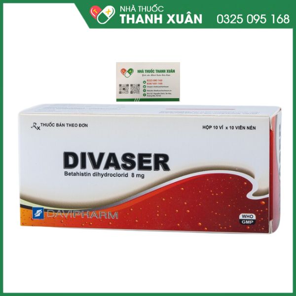 Divaser - Điều trị hội chứng Ménière