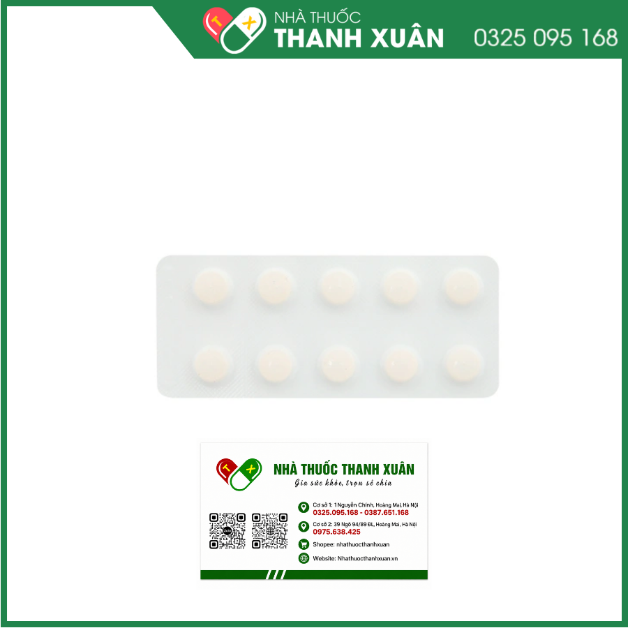 Thuốc Doaspin 81mg Domesco dự phòng huyết khối tim mạch và mạch não