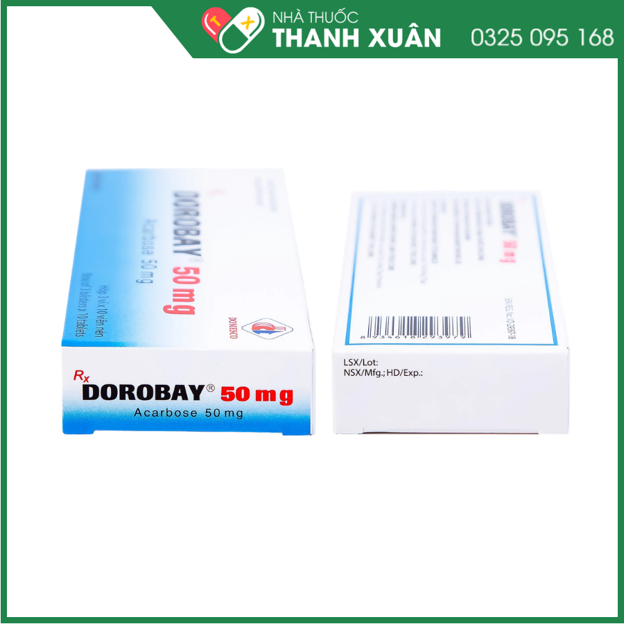 Thuốc Dorobay 50mg Domesco điều trị đái tháo đường týp 2