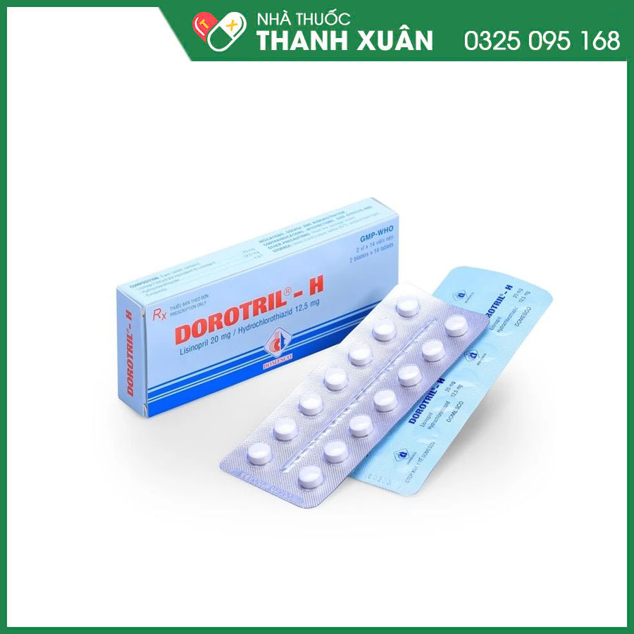 Dorotril-H thuốc điều trị tăng huyết áp vô căn ở những bệnh nhân thích hợp với trị liệu phối hợp
