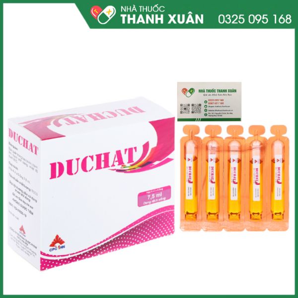 Duchat - Dự phòng trong trường hợp thiếu vitamin và các acid amin thiết yếu trong giai đoạn tăng trưởng