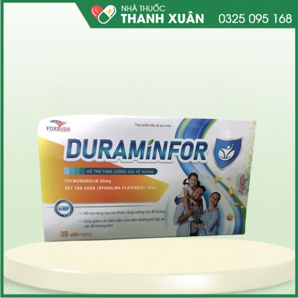 Duraminfor - Hỗ trợ tăng cường sức đề kháng