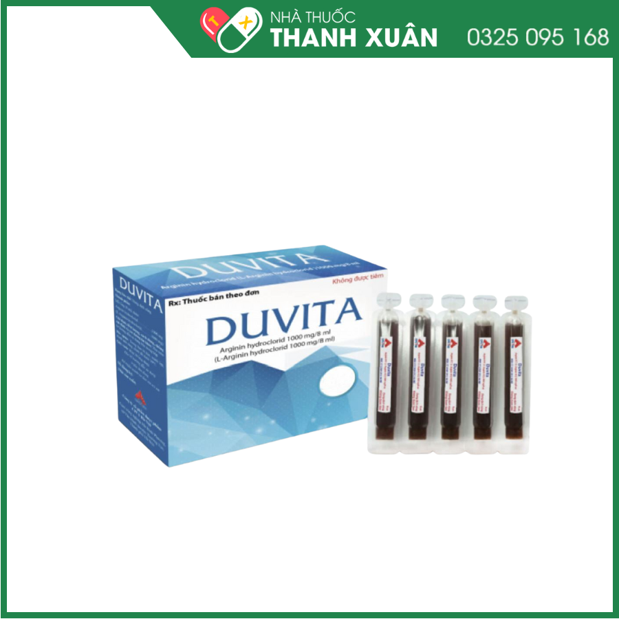 Duvita 1000g/8ml điều trị triệu chứng tăng amoniac máu