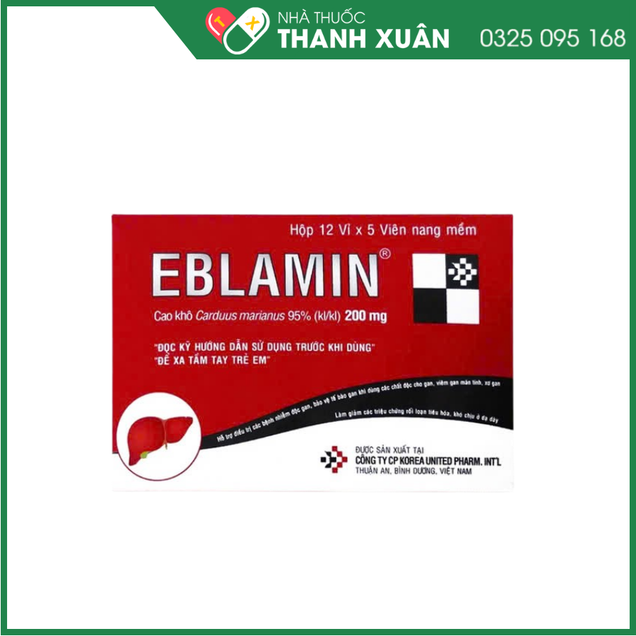 Eblamin hỗ trợ điều trị viêm gan