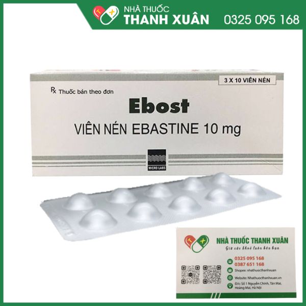 Ebost - Thuốc điều trị viêm mũi dị ứng hiệu quả