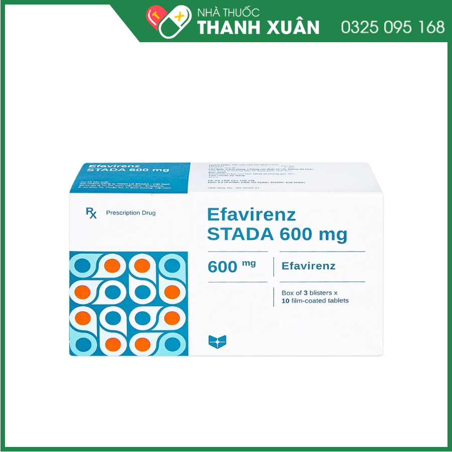 Efavirenz STADA 600mg  phòng và điều trị nhiễm HIV-1