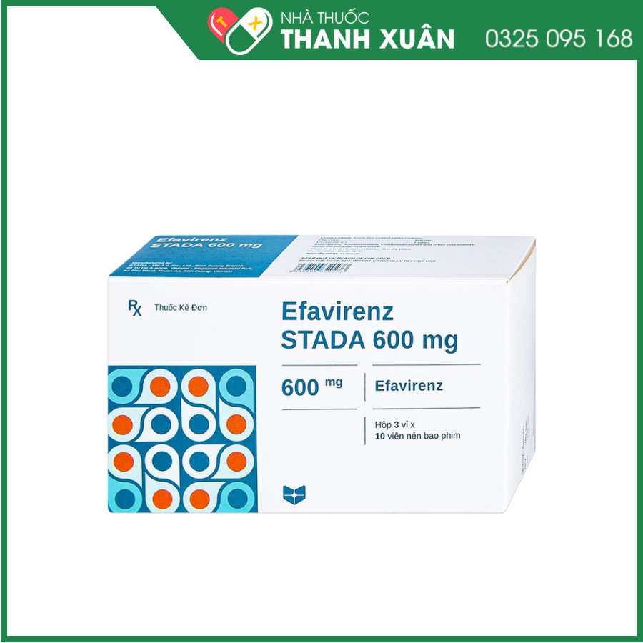 Efavirenz STADA 600mg  phòng và điều trị nhiễm HIV-1