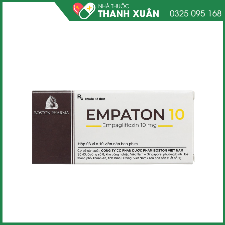 Empator Empaton 10 điều trị đái tháo đường type 2