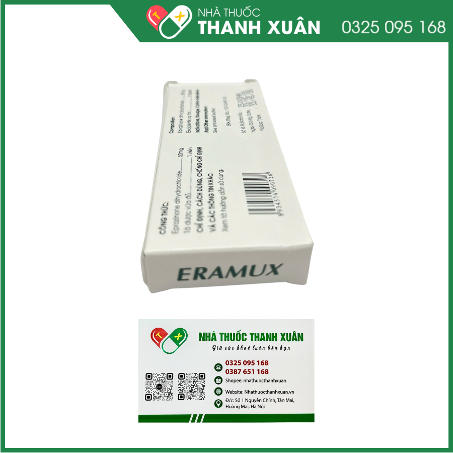 Eramux giảm ho long đờm hiệu quả