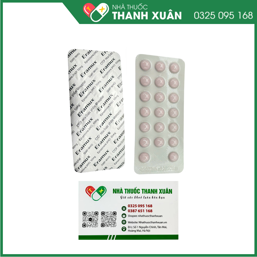 Eramux giảm ho long đờm hiệu quả