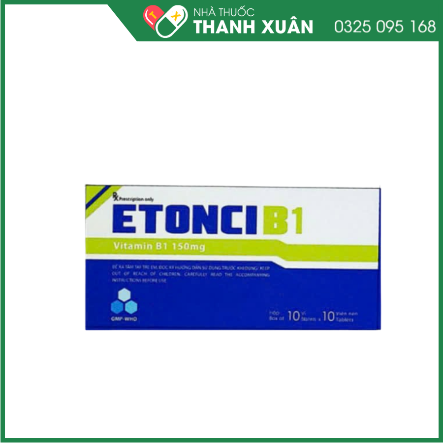 Thuốc EtonciB1 điều trị bệnh tê phù