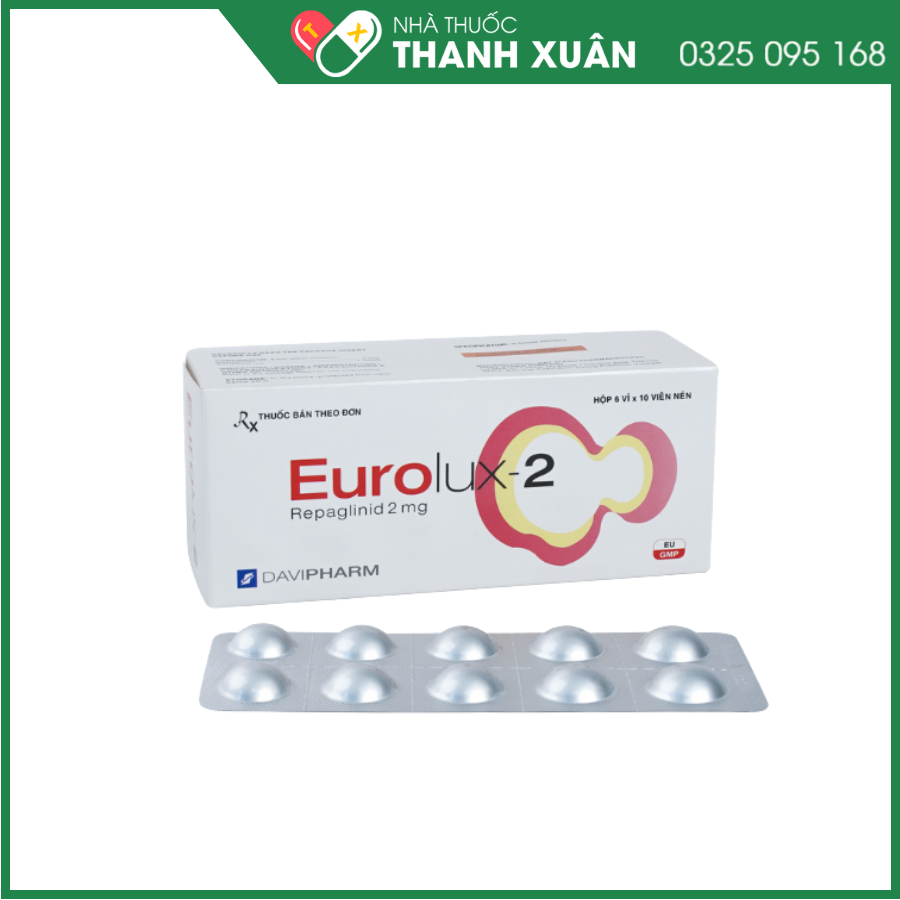 Eurolux-2 điều trị đái tháo đường tuýp 2