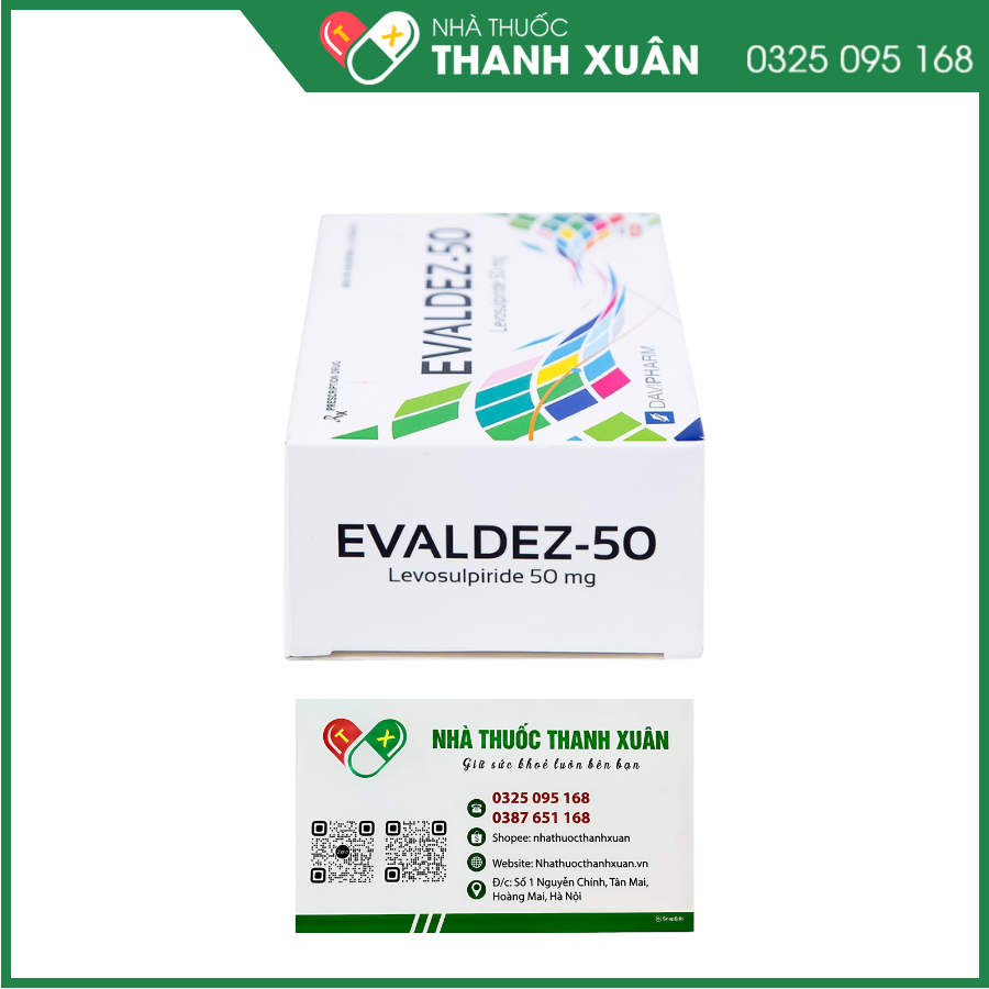 Thuốc Evaldez giảm chứng khó tiêu, điều trị trầm cảm