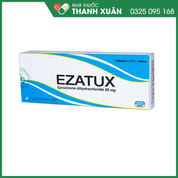 Ezatux trị viêm phế quản cấp và mạn