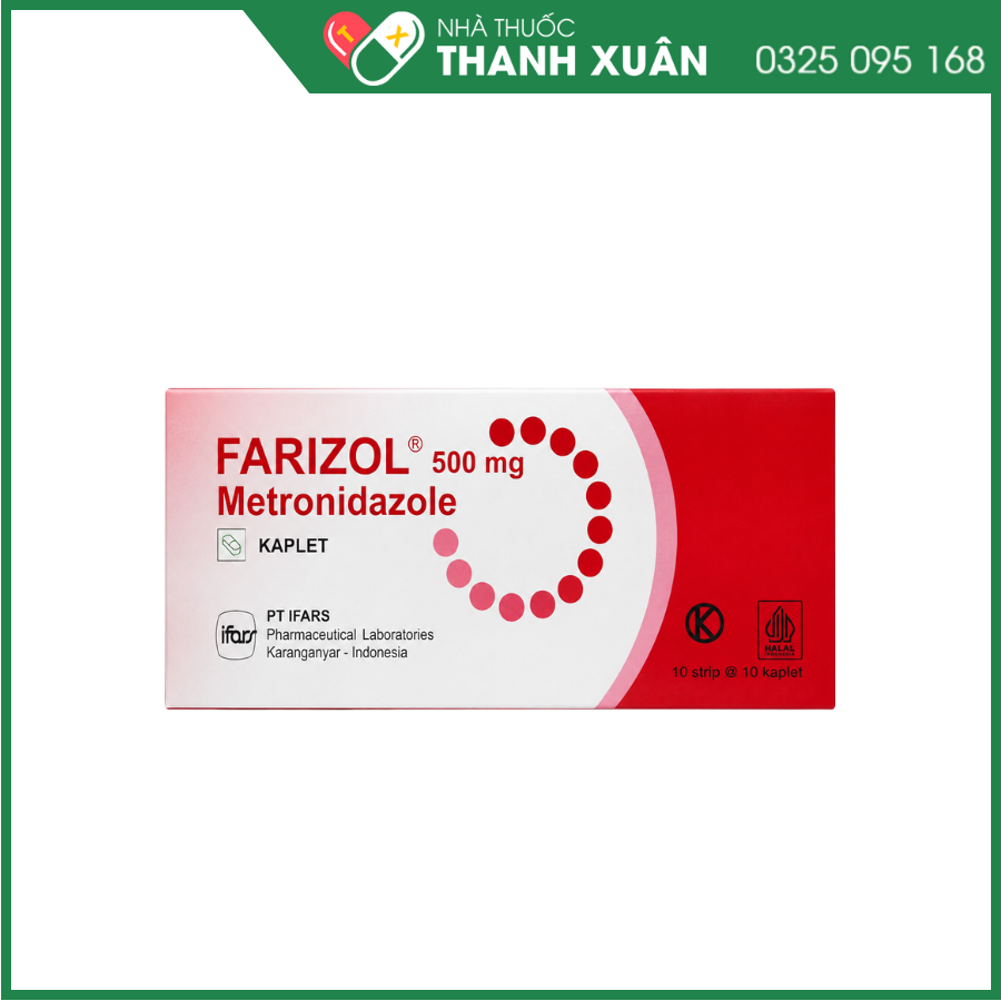 Farizol 500  Thuốc điều trị viêm đường hô hấp hiệu quả