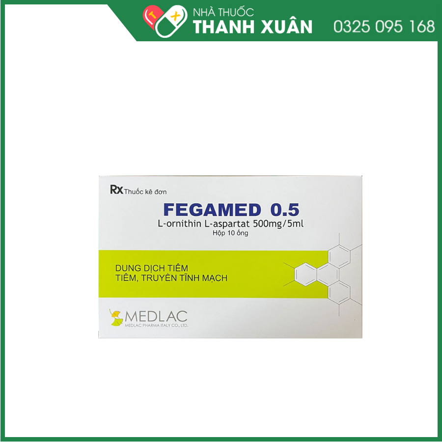 Thuốc tiêm Fegamed 0.5 điều trị các bệnh lý về gan