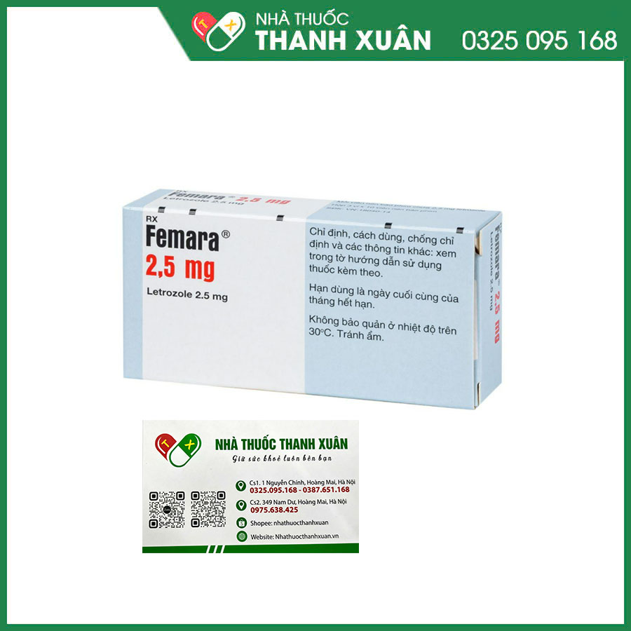 Femara thuốc dùng hỗ trợ điều trị ung thư vú