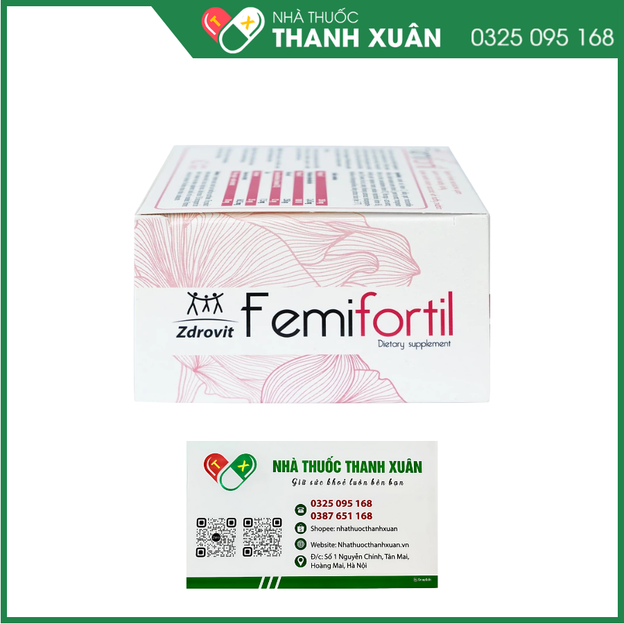 Femifortil bổ sung vitamin, khoáng chất cho phụ nữ có thai và cho con bú