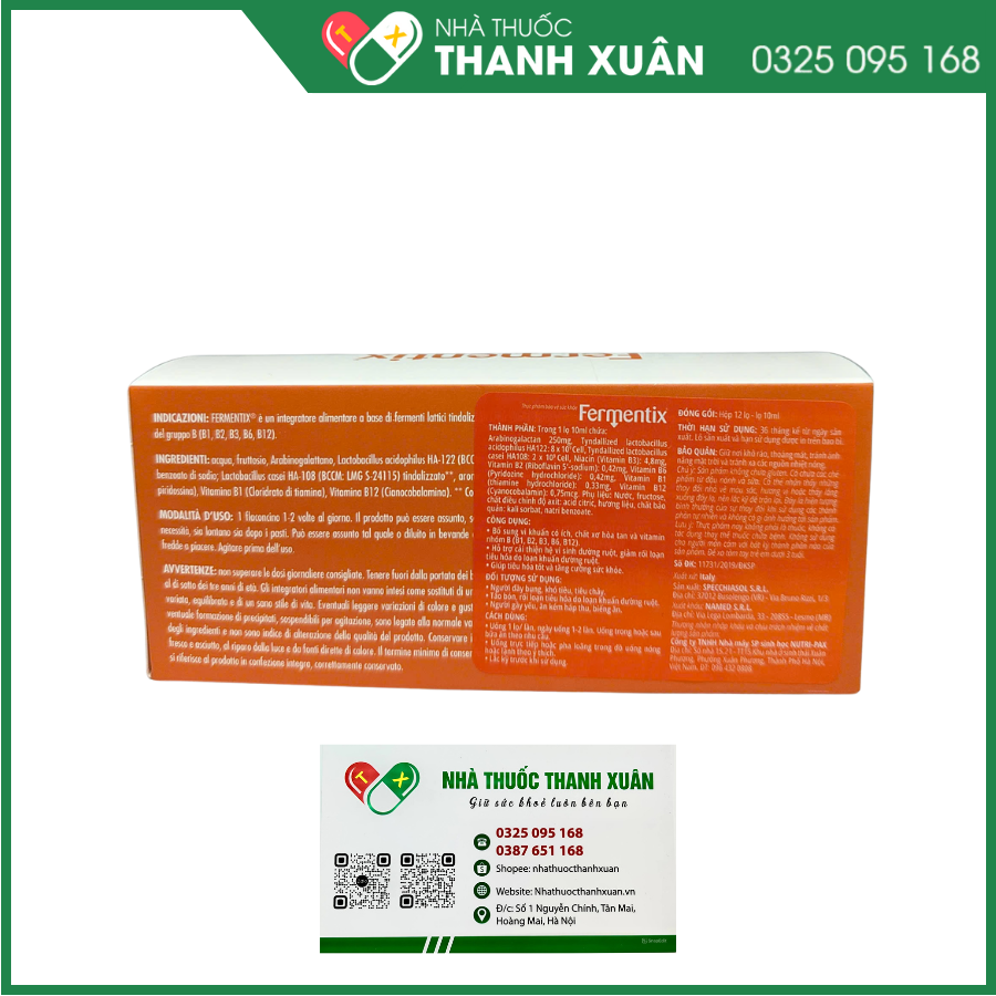 Fermentix - Men vi sinh trị rối loạn tiêu hóa hiệu quả