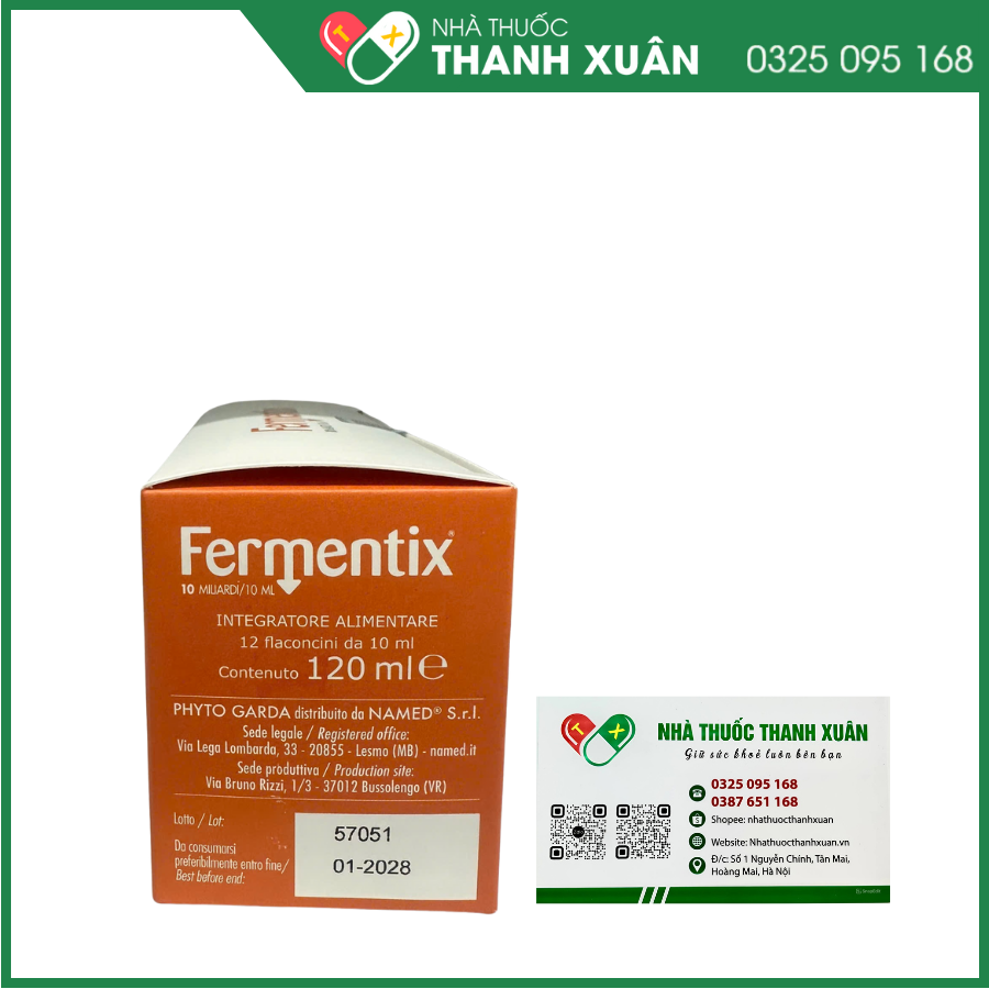 Fermentix - Men vi sinh trị rối loạn tiêu hóa hiệu quả