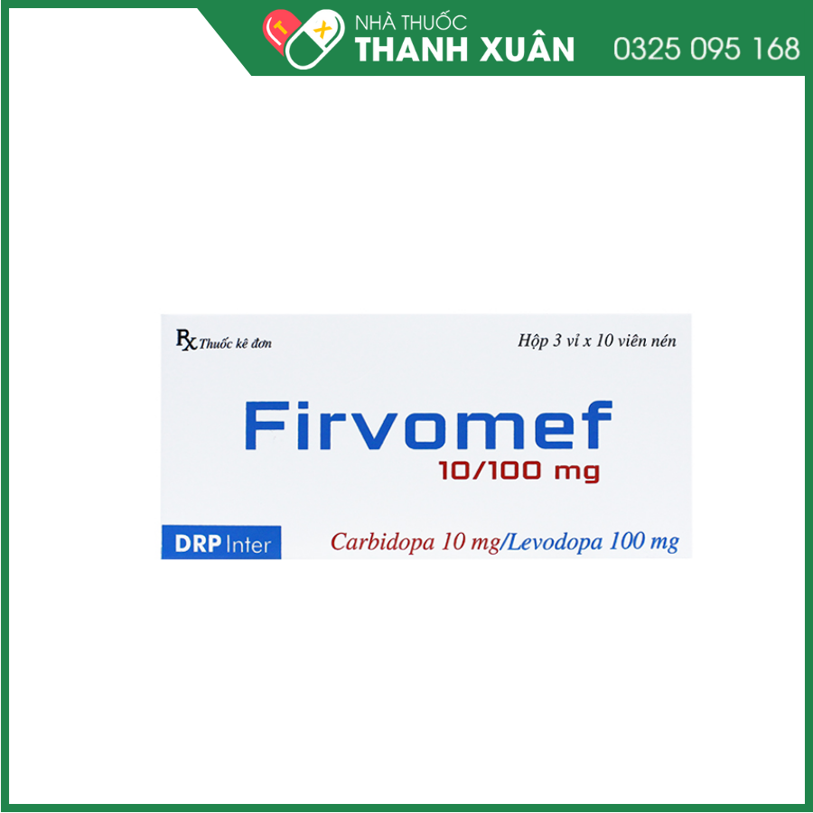 Firvomef 10/100mg điều trị hội chứng và bệnh Parkinson