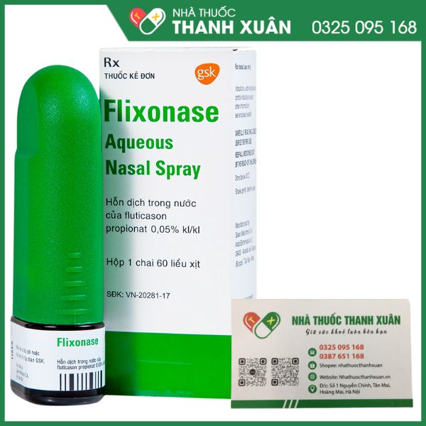 Flixonase phòng và trị viêm mũi dị ứng