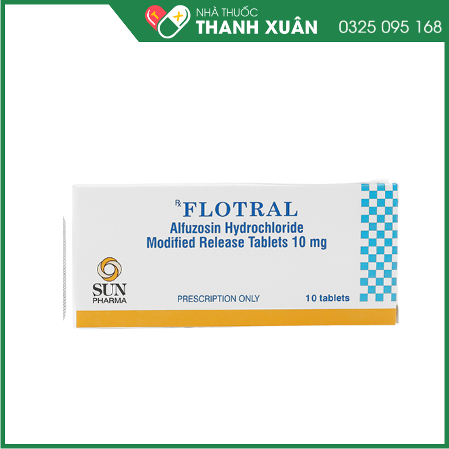 Flotral 10mg trị phì đại tuyến tiền liệt