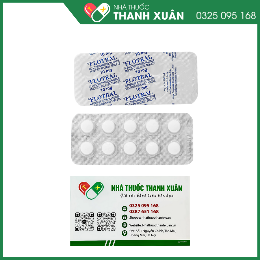 Flotral 10mg trị phì đại tuyến tiền liệt
