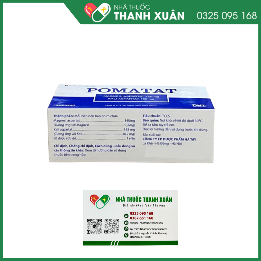 Thuốc Fomatat điều trị đau thắt ngực, nhồi máu cơ tim và phòng ngừa mất điện giải