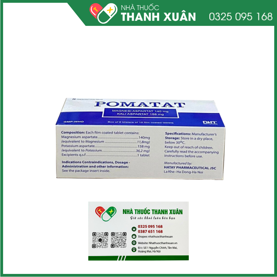 Thuốc Fomatat điều trị đau thắt ngực, nhồi máu cơ tim và phòng ngừa mất điện giải