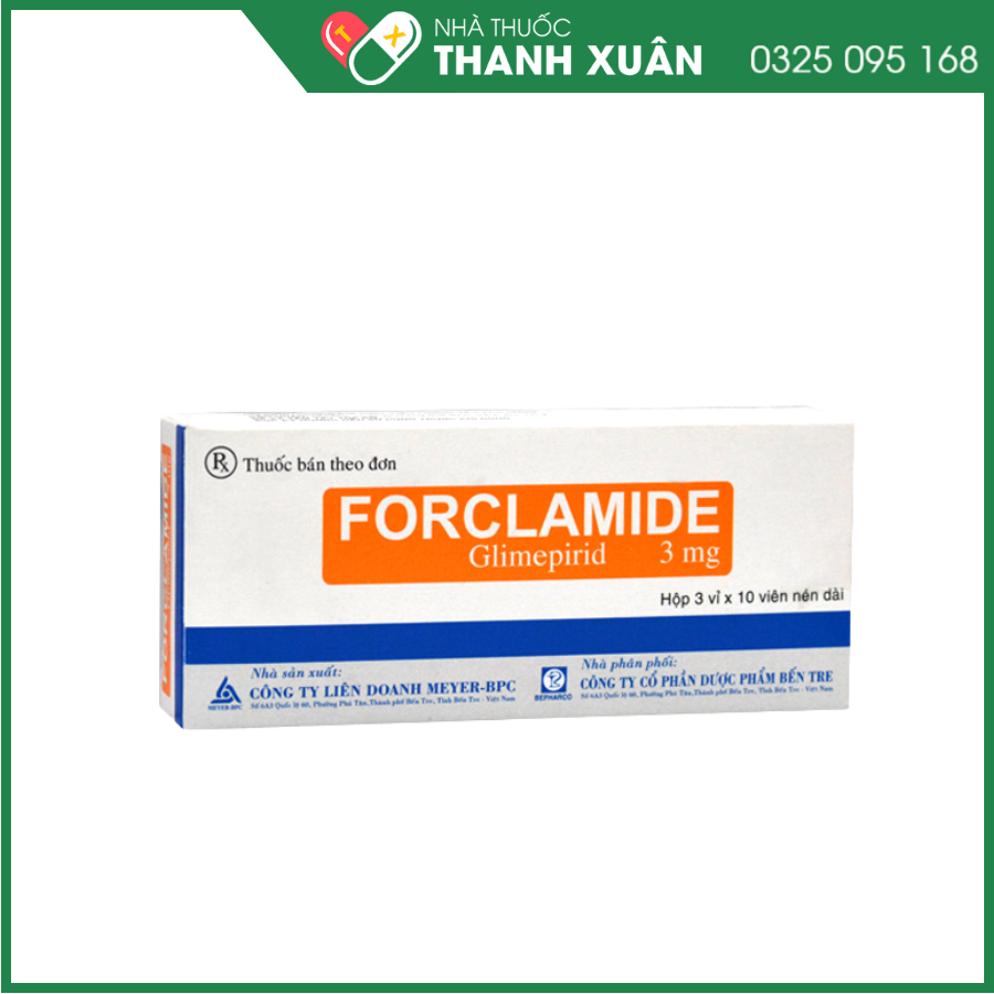 Forclamide điều trị đái tháo đường tuýp 2