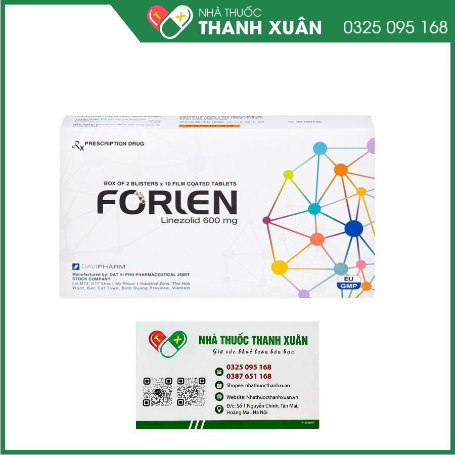 Thuốc Forlen Davipharm điều trị nhiễm trùng