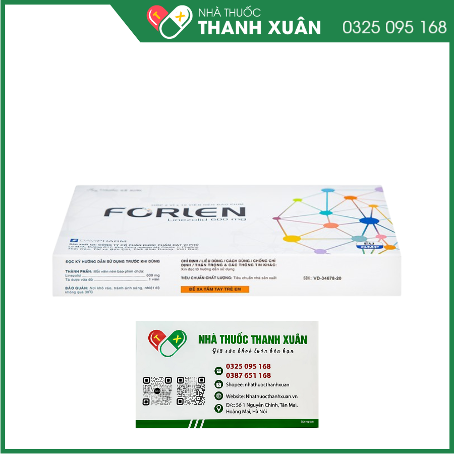 Thuốc Forlen Davipharm điều trị nhiễm trùng
