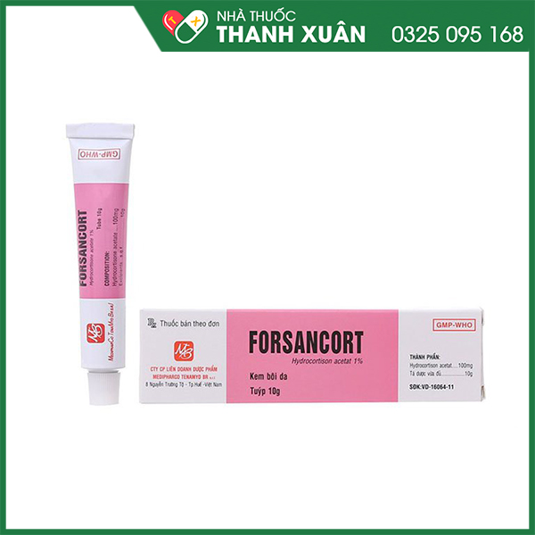 Forsancort dùng trị bệnh ngoài da