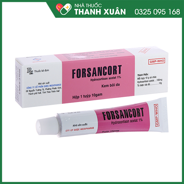 Forsancort dùng trị bệnh ngoài da