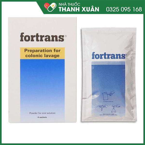 Thuốc Fortrans - Giúp làm sạch đại tràng hiệu quả trước khi nội soi