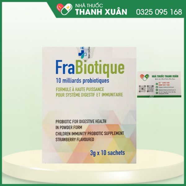 FraBiotique - Hỗ trợ phát triển vi khuẩn có lợi và ức chế vi khuẩn có hại