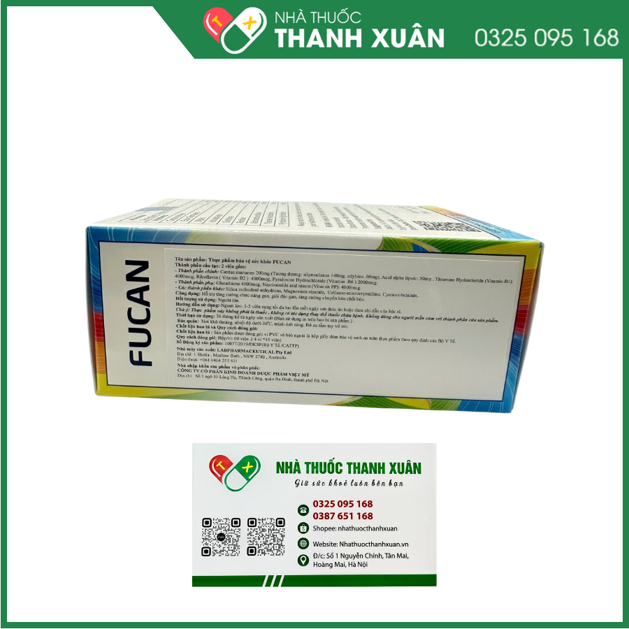 Fucan tăng cường chức năng gan
