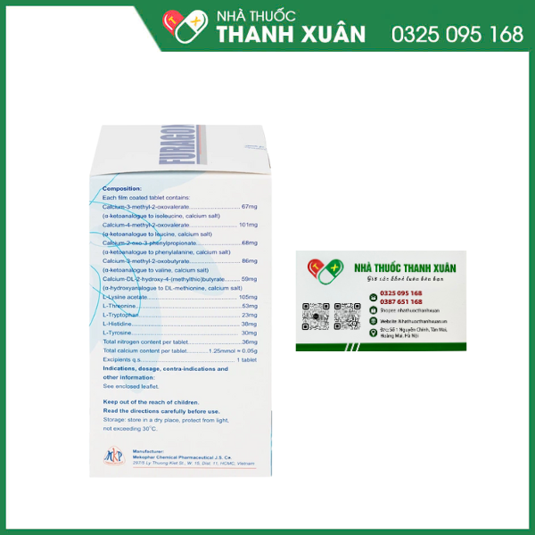 Furagon phòng tránh và điều trị bệnh do rối loạn hoặc suy giảm cơ chế chuyển hóa protein trong bệnh suy thận mạn.