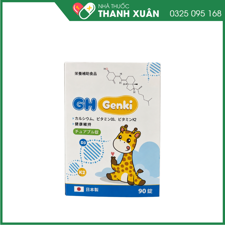 GH GENKI - Viên uống hỗ trợ tăng chiều cao