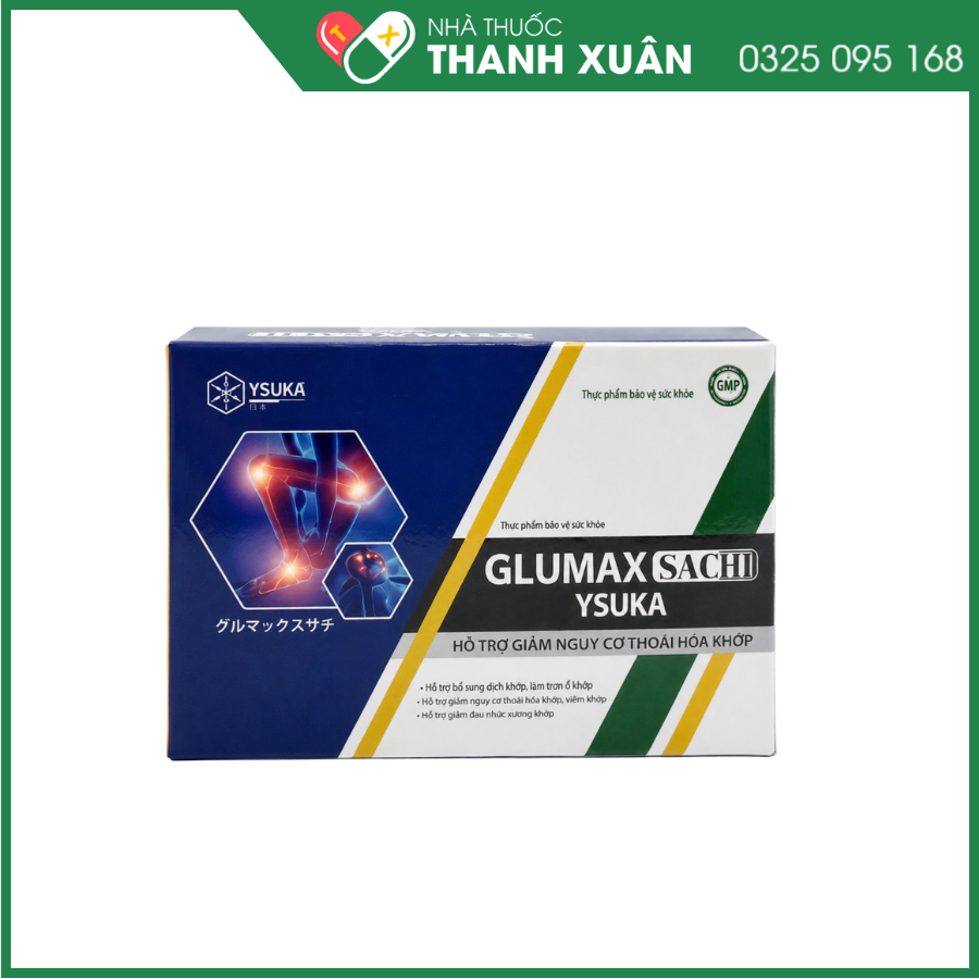 GLUMAX SACHI YSUKA - Hỗ trợ tăng tiết dịch khớp, làm trơn ổ khớp