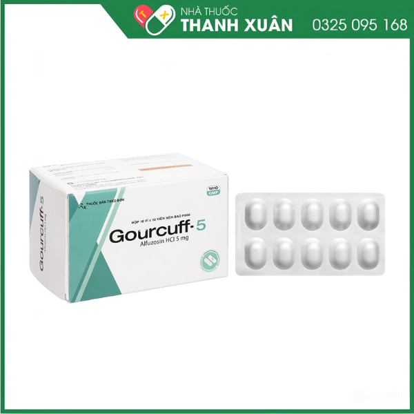 GOURCUFF-5 điều trị các triệu chứng chức năng do phì đại u tuyến tiền liệt lành tính