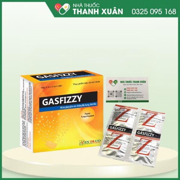 Gasfizzy - Hỗ trợ tăng cường tiêu hóa