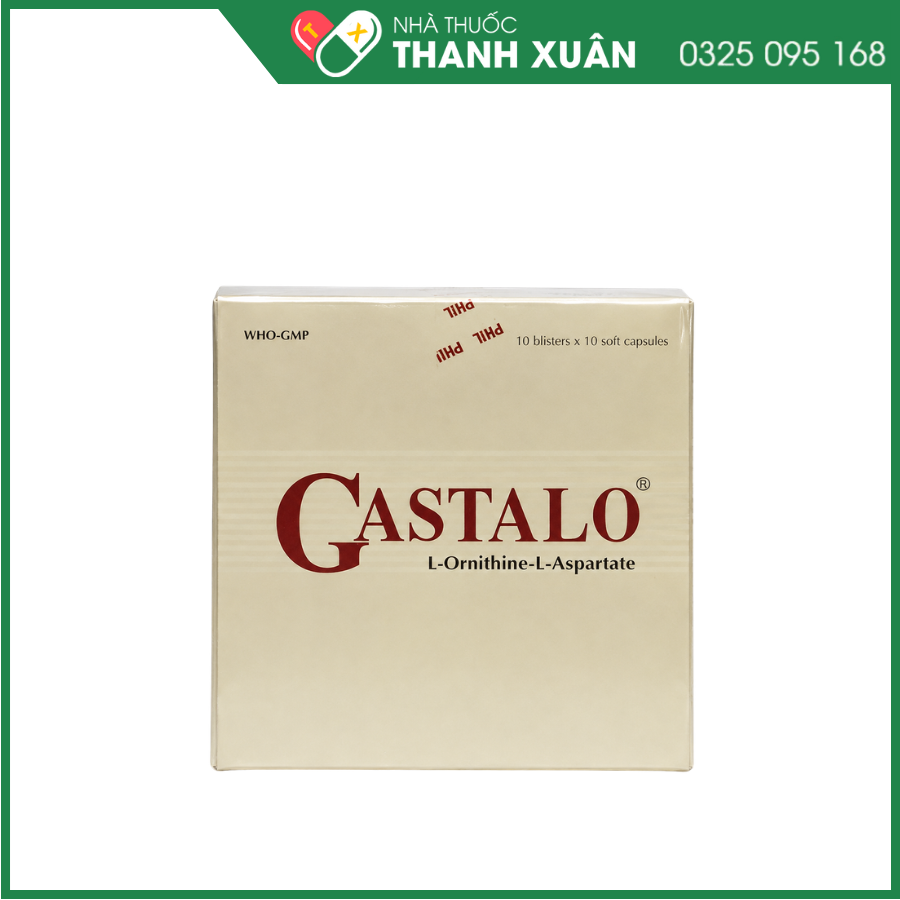 Gastalo - Thuốc điều trị bệnh lý về gan (10 vỉ x 10 viên)