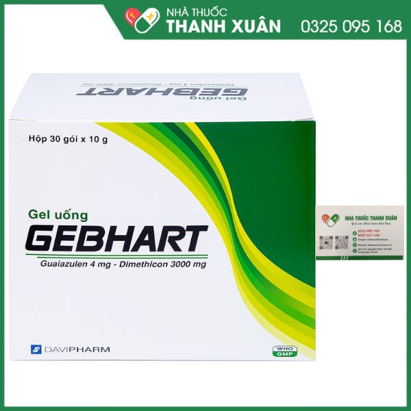 Gebhart - Điều trị triệu chứng những cơn đau dạ dày