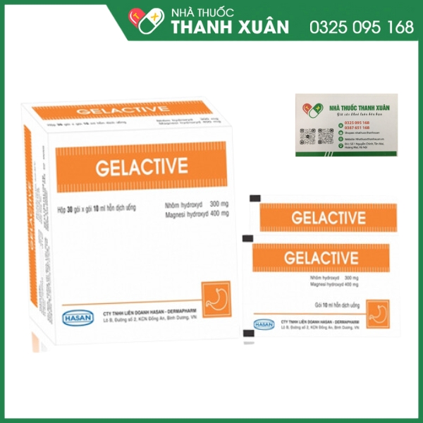 Gelactive làm dịu các triệu chứng trong rối loạn tiêu hóa